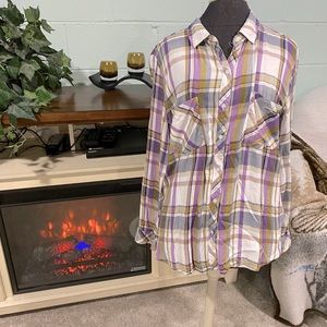 Long sleeved button up blouse